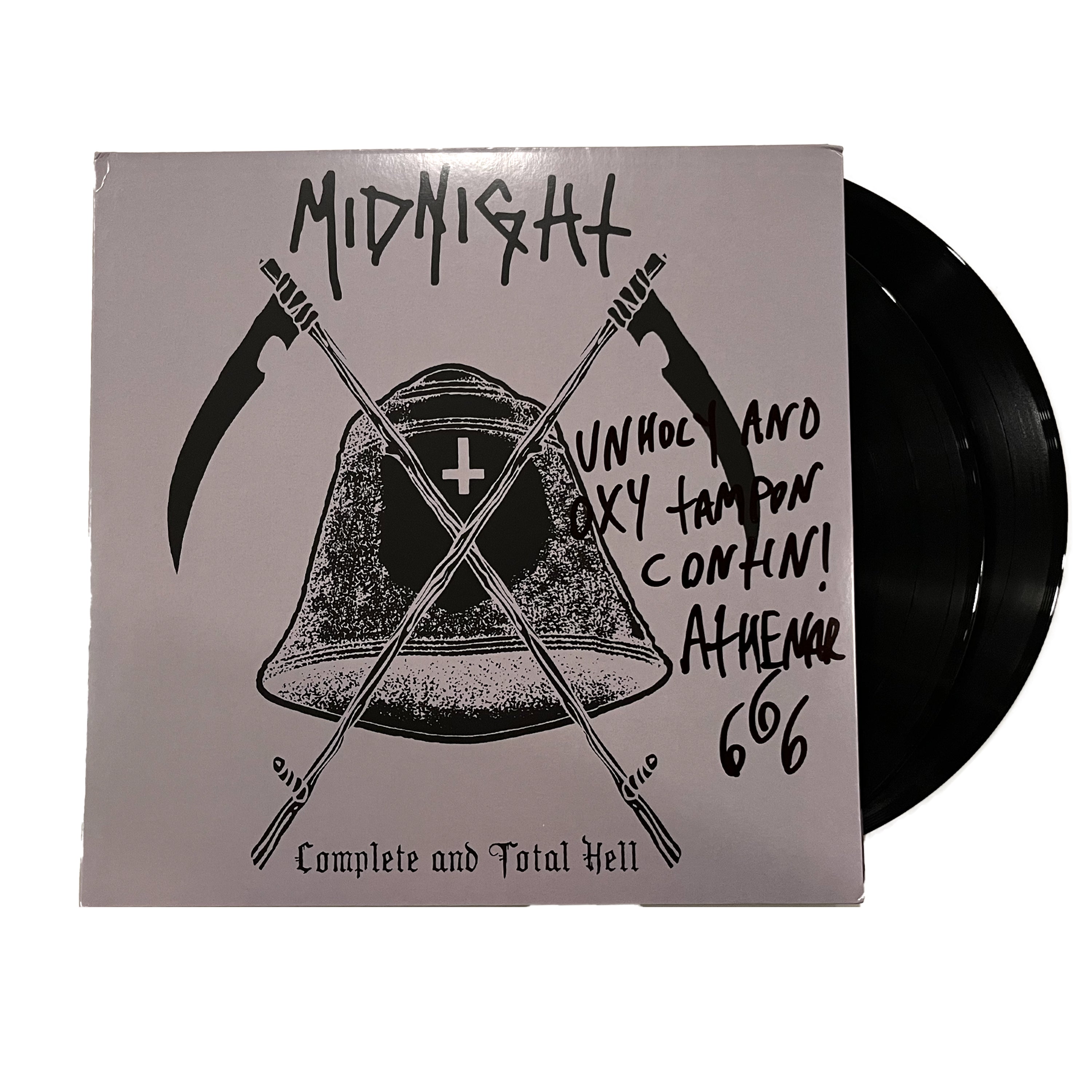 SIGNED COMPLETE AND TOTAL HELL DOUBLE LP