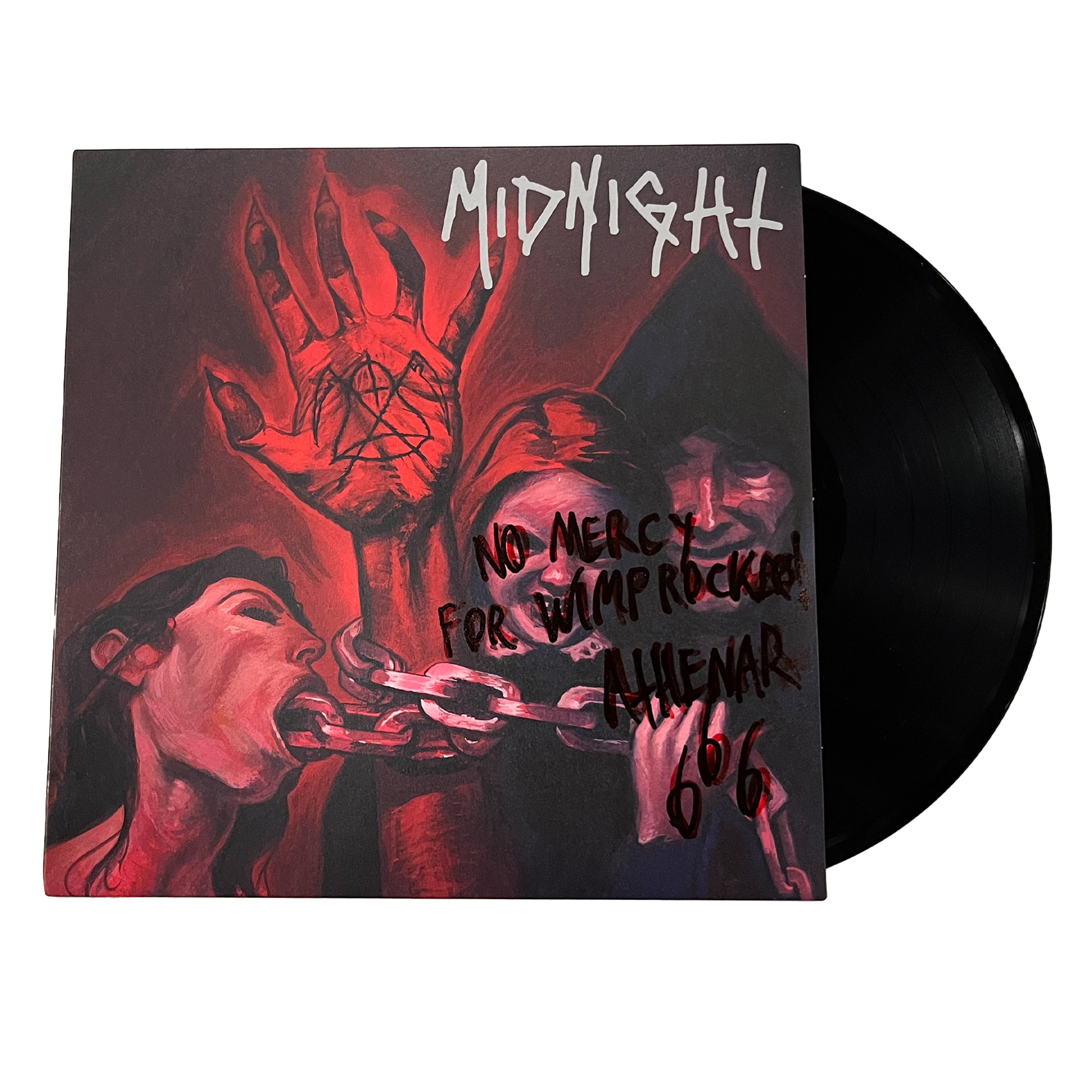 NO MERCY FOR MAYHEM SIGNED LP