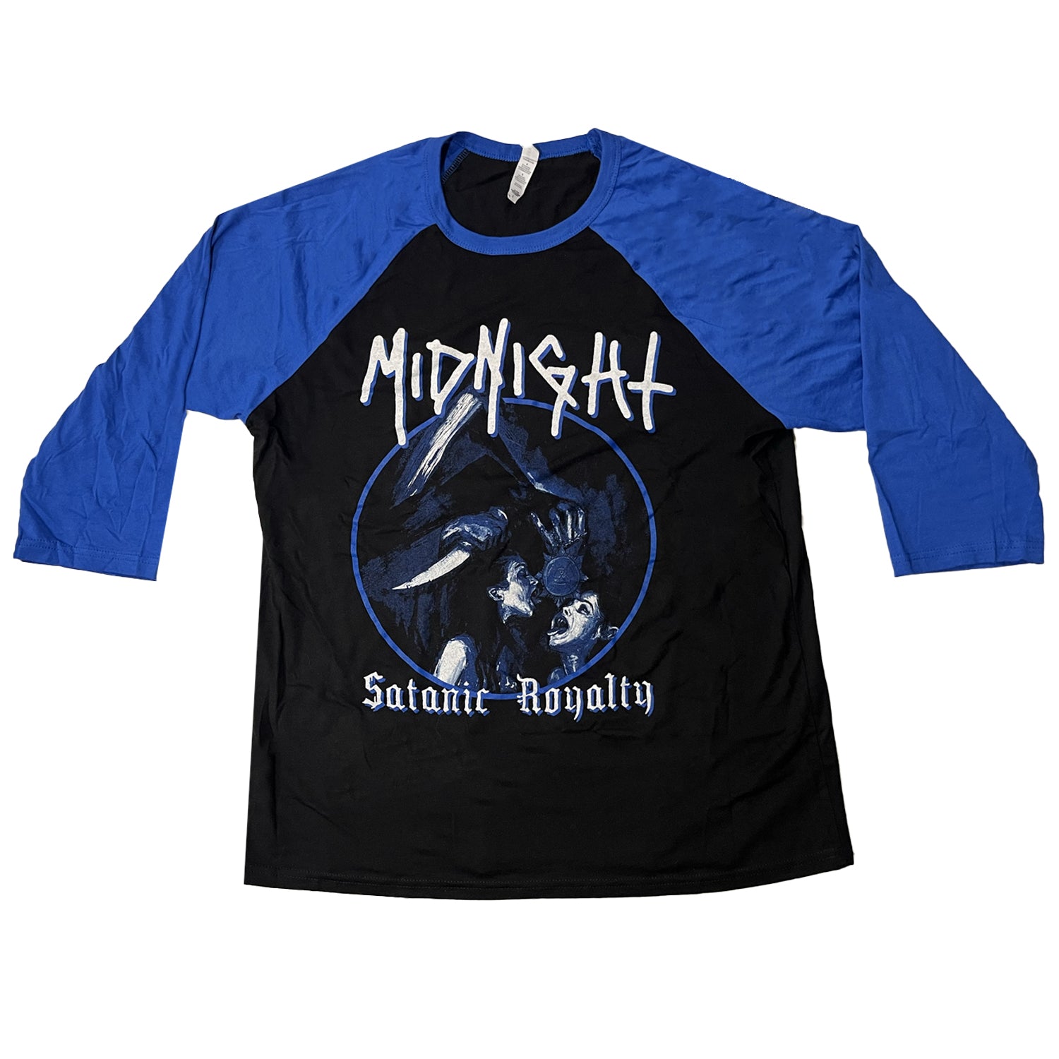 Satanic Royalty Baseball Tee Shirt